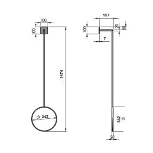 Toalheiro Tubo Argola IL 6850