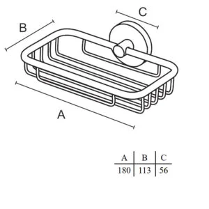 Porta sabonete Ibiza